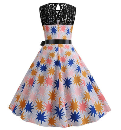 Vintage Star Trapezkleid