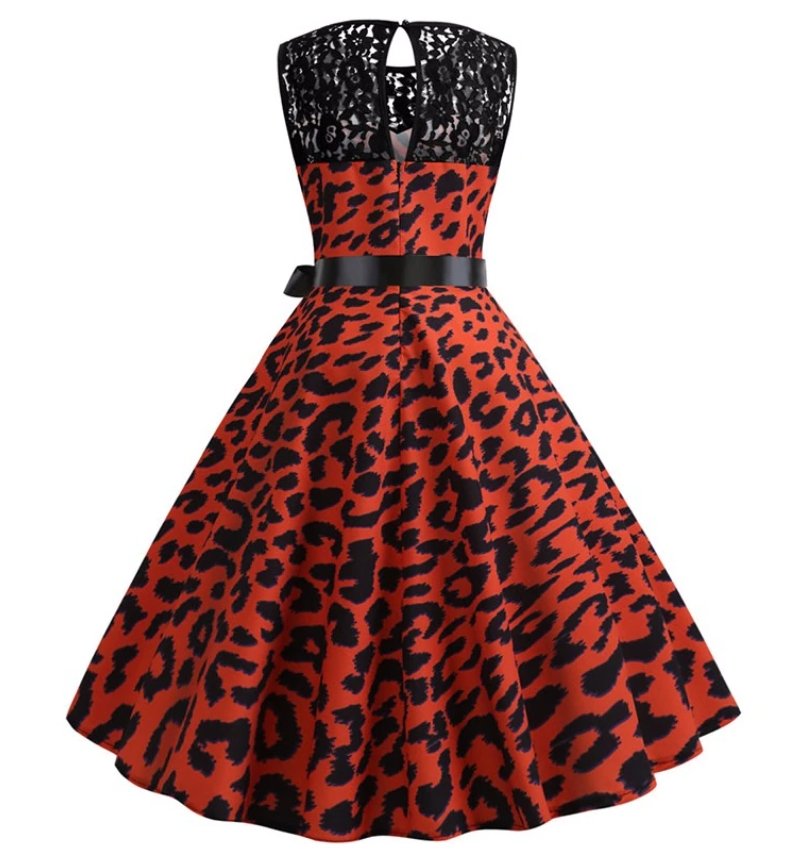 Vintage Tiger Trapezkleid