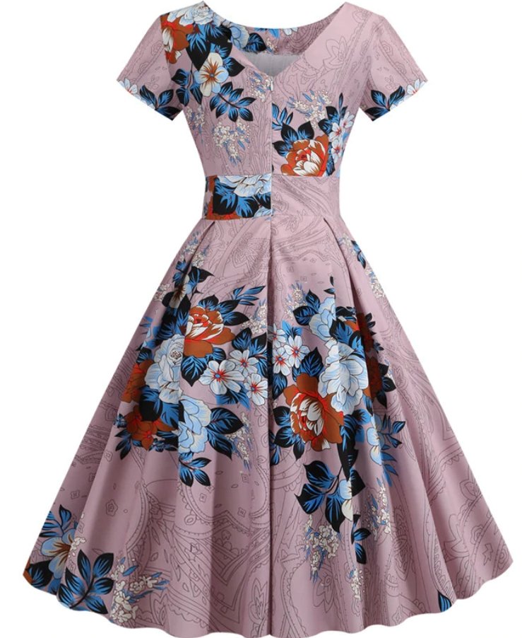 Vintage schickes Tunikakleid