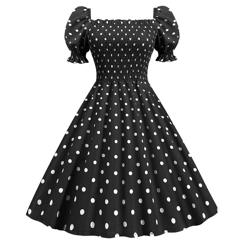 Kleid im 50er-Jahre-Stil in Schwarz
