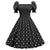 Kleid im 50er-Jahre-Stil in Schwarz
