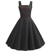 Vintage 1950 Kleid Schwarz