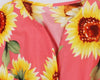 Vintage 1950 Rosa Blumenkleid