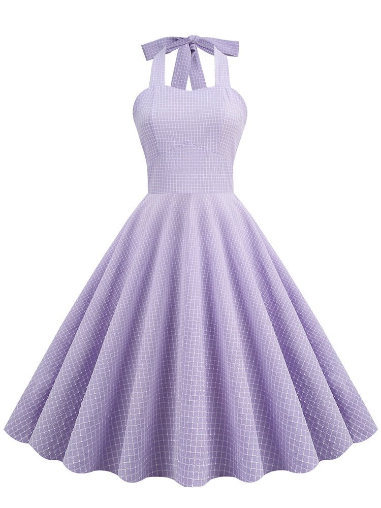 Vintage 1950 Kleid Lila