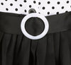 Vintage 60er Jahre Schwarz-Weißes Kleid