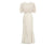 Vintage-Kleid Jahr 1940 Beige