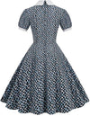 Vintage 1950er Guinguette Spirit Kleid