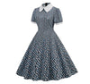 Vintage 1950er Guinguette Spirit Kleid