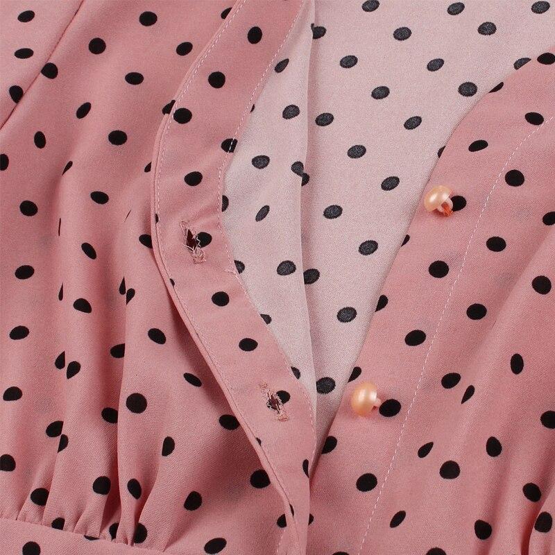 Vintage-Kleid aus den 1950er Jahren mit langen Ärmeln