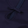 Marineblaues und gelbes 50er-Jahre-Vintage-Kleid