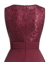Vintage 50er Jahre Abendkleid Burgund