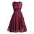 Vintage 50er Jahre Abendkleid Burgund