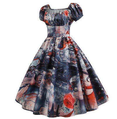 Kleid im 60er-Jahre-Schnitt