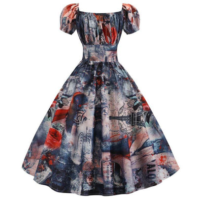 Kleid im 60er-Jahre-Schnitt