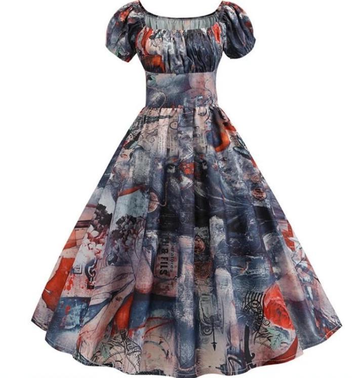 Kleid im 60er-Jahre-Schnitt
