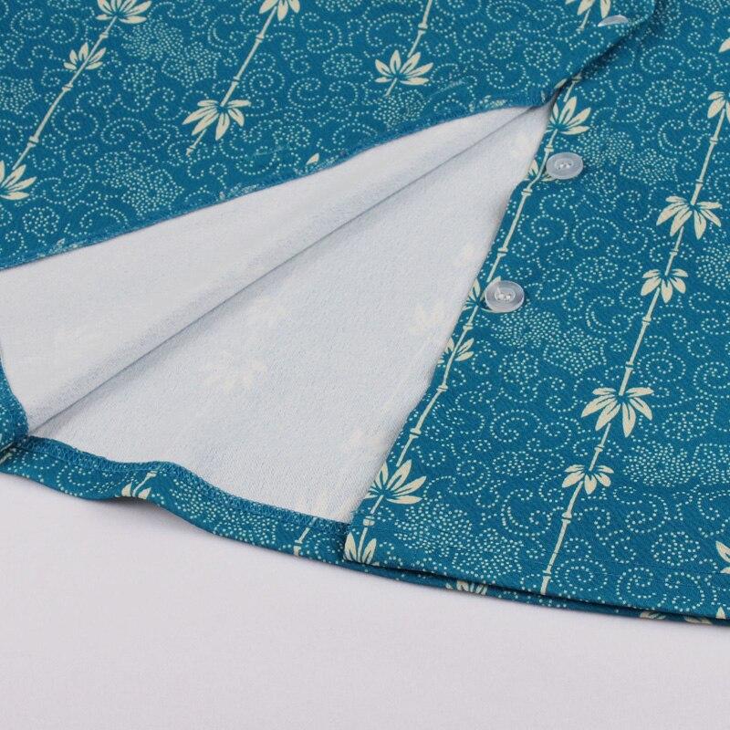 Landblaues Vintage 60er Jahre Kleid