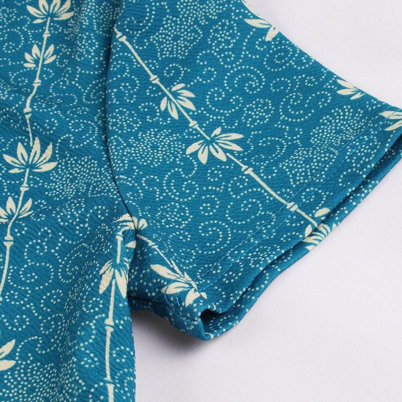 Landblaues Vintage 60er Jahre Kleid