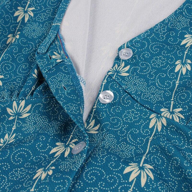 Landblaues Vintage 60er Jahre Kleid