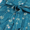 Landblaues Vintage 60er Jahre Kleid