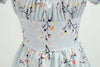 Vintage 60er Jahre Kleid blaue Blume