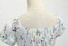 Vintage 60er Jahre Kleid blaue Blume