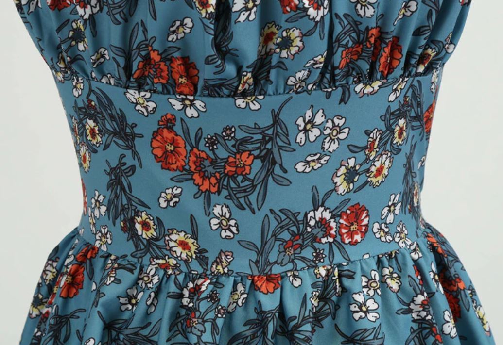 60er Jahre Modekleid