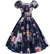 Vintage 60er Jahre Kleid Rosen