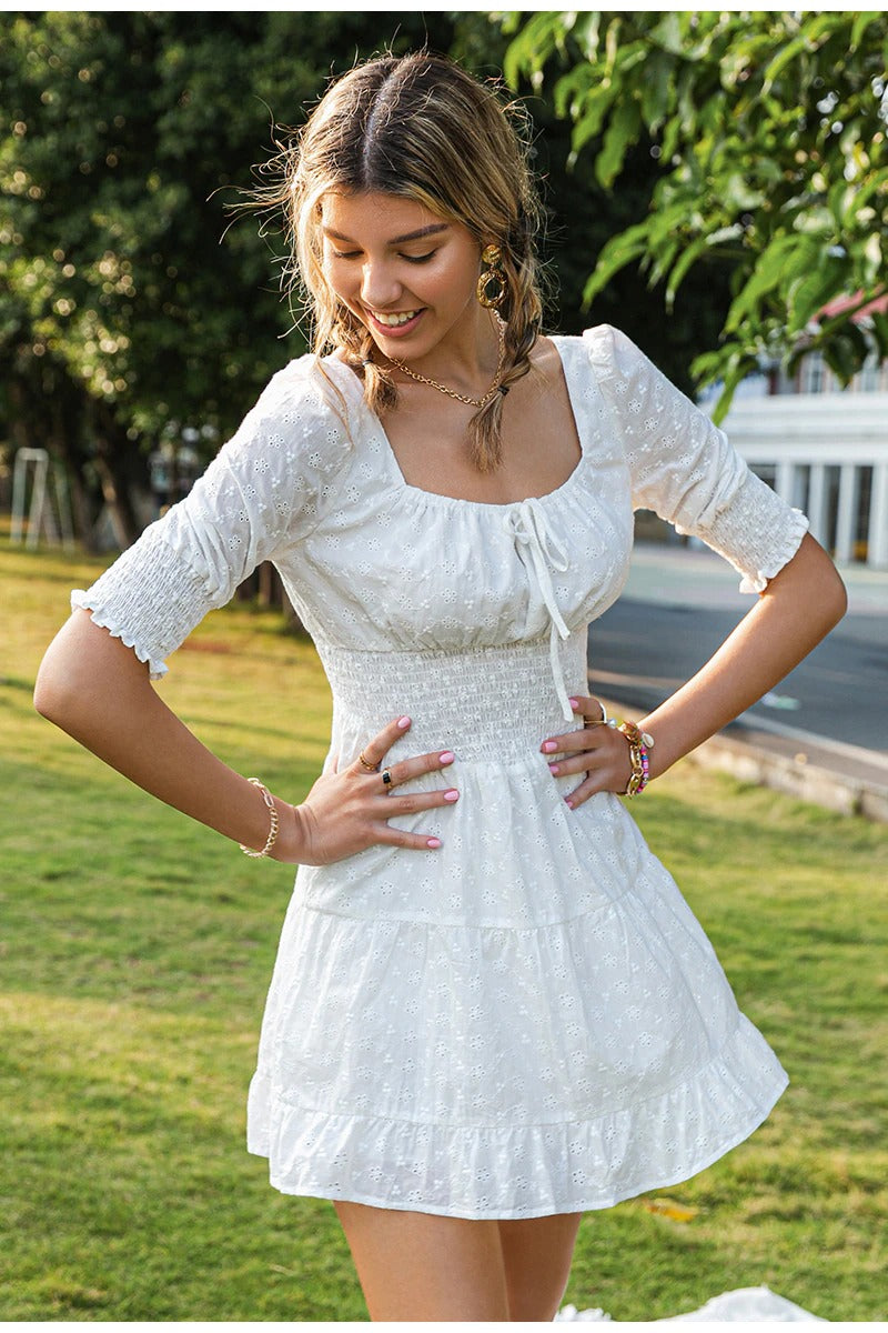 Broderie Anglaise Vintage Kleid