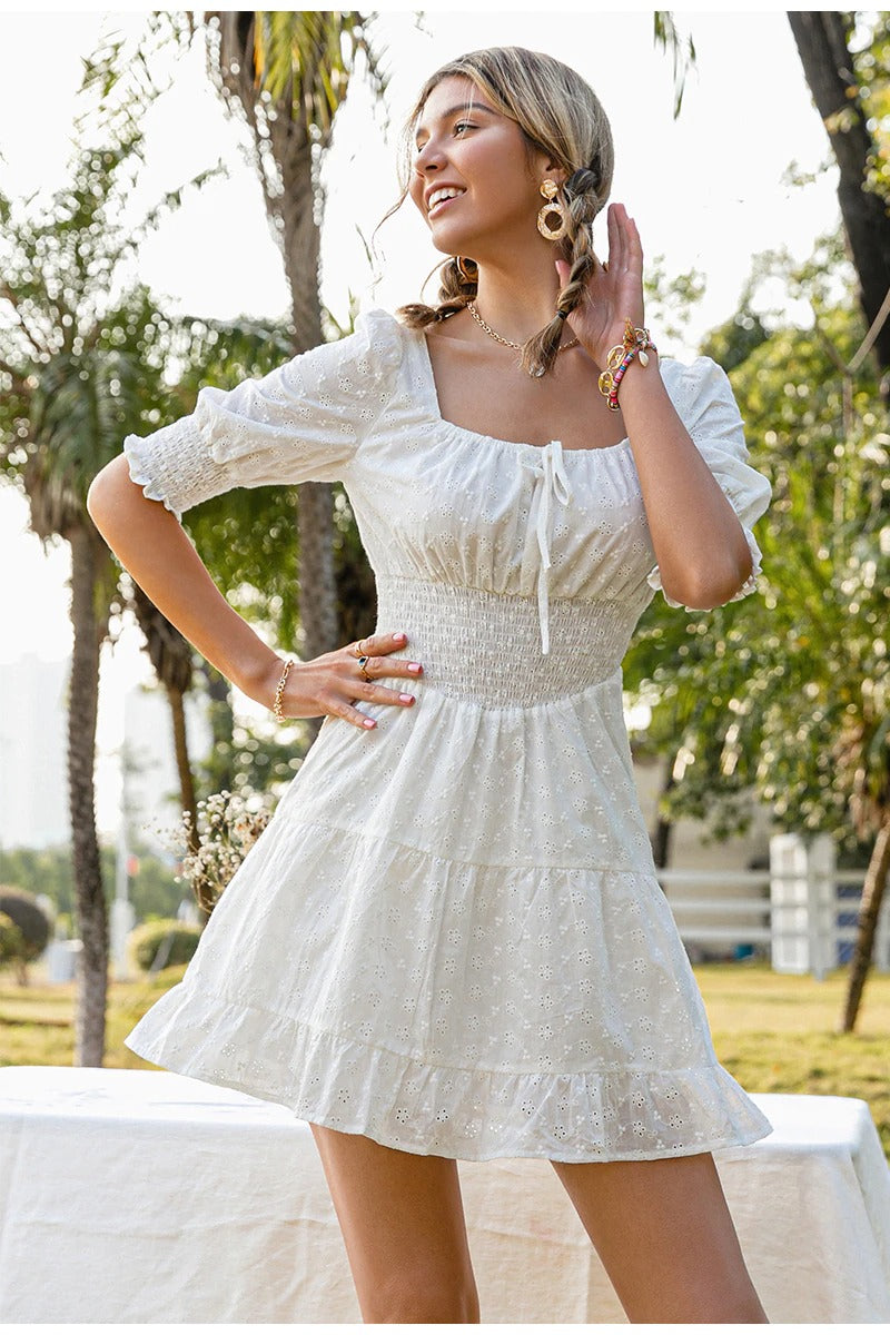 Broderie Anglaise Vintage Kleid