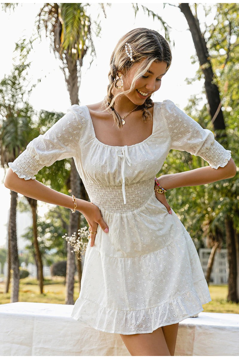 Broderie Anglaise Vintage Kleid