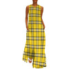 Gelbes 70er-Jahre-Vintage-Kleid