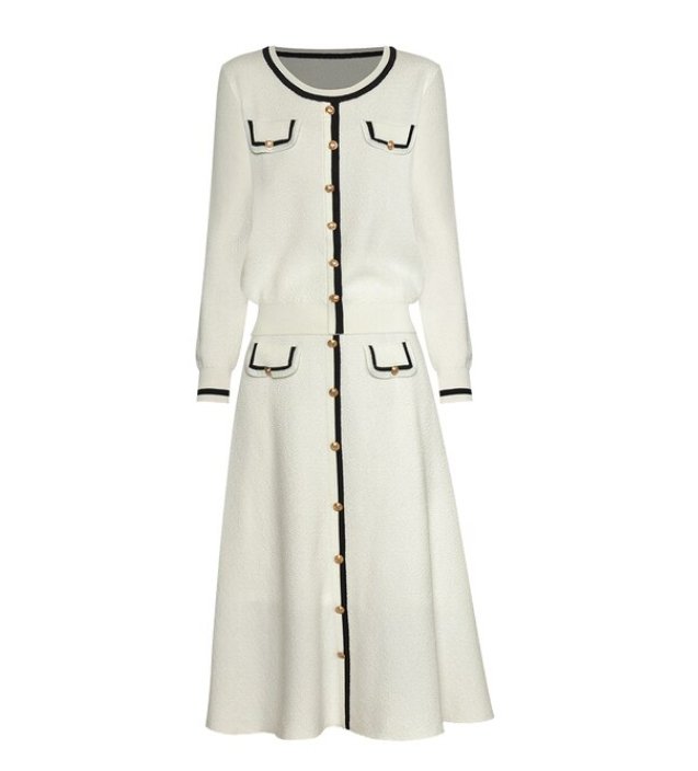 Vintage 40er Jahre Art Weißes Kleid