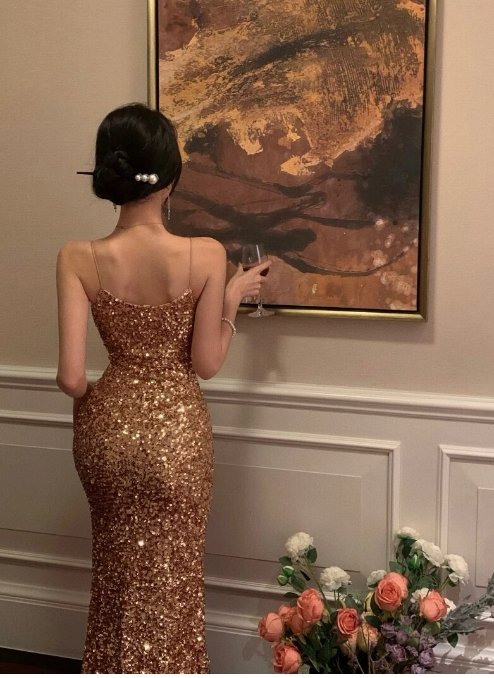 Vintage 1940er Jahre figurbetontes Khaki-Kleid