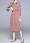 Vintage 40er Jahre Old School Rosa Kleid