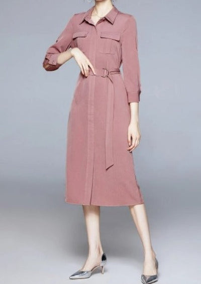 Vintage 40er Jahre Old School Rosa Kleid