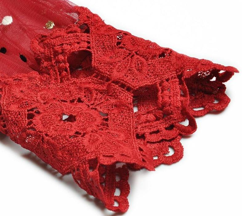 Vintage 40er Jahre Rotes Abendkleid