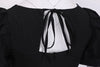 Schwarzes 50er Jahre Vintage Kleid