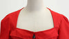 50er Jahre Vintage Kleid Rot
