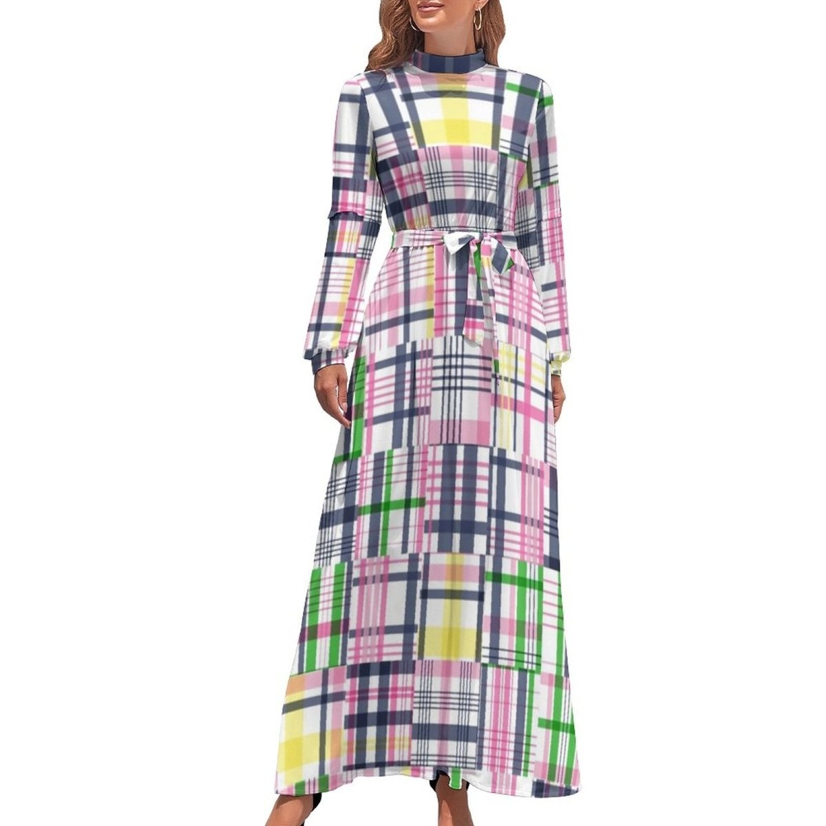 Vintage 70er Jahre Gestreiftes Kleid