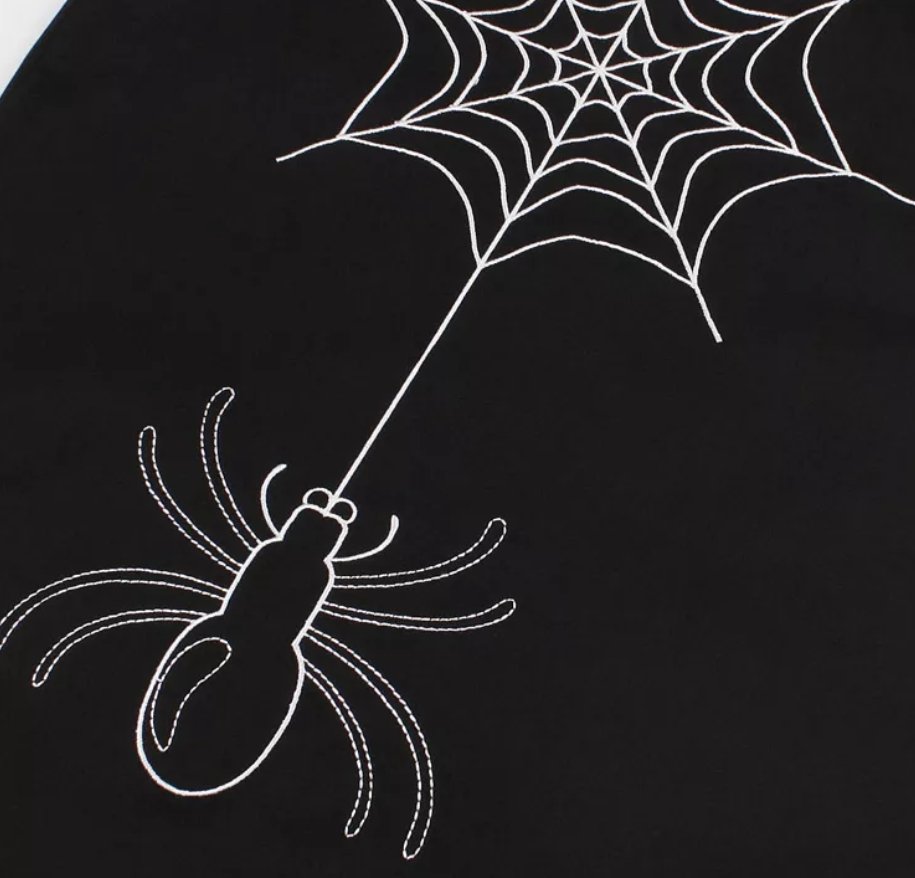 Beiges Spinnen-Vintage-Kleid