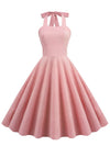 Rosa Pin-Up-Kleid