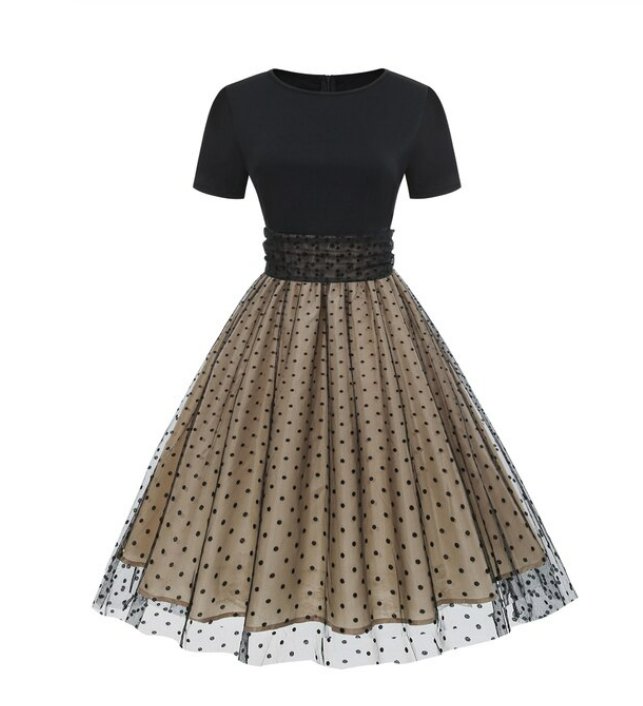 BCBG Vintage Kleid Schwarz