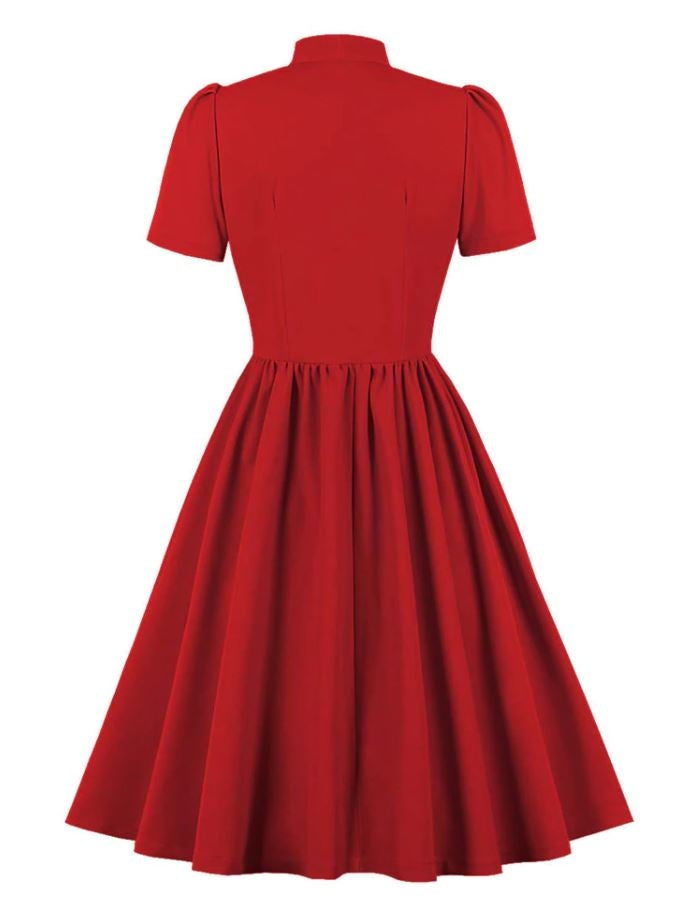 BCBG Rotes Vintage Kleid