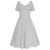 50er-Jahre-Polka-Dot-Kleid