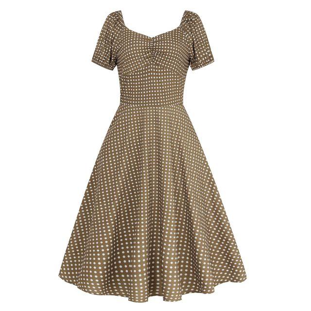 50er-Jahre-Kleid in Frankreich