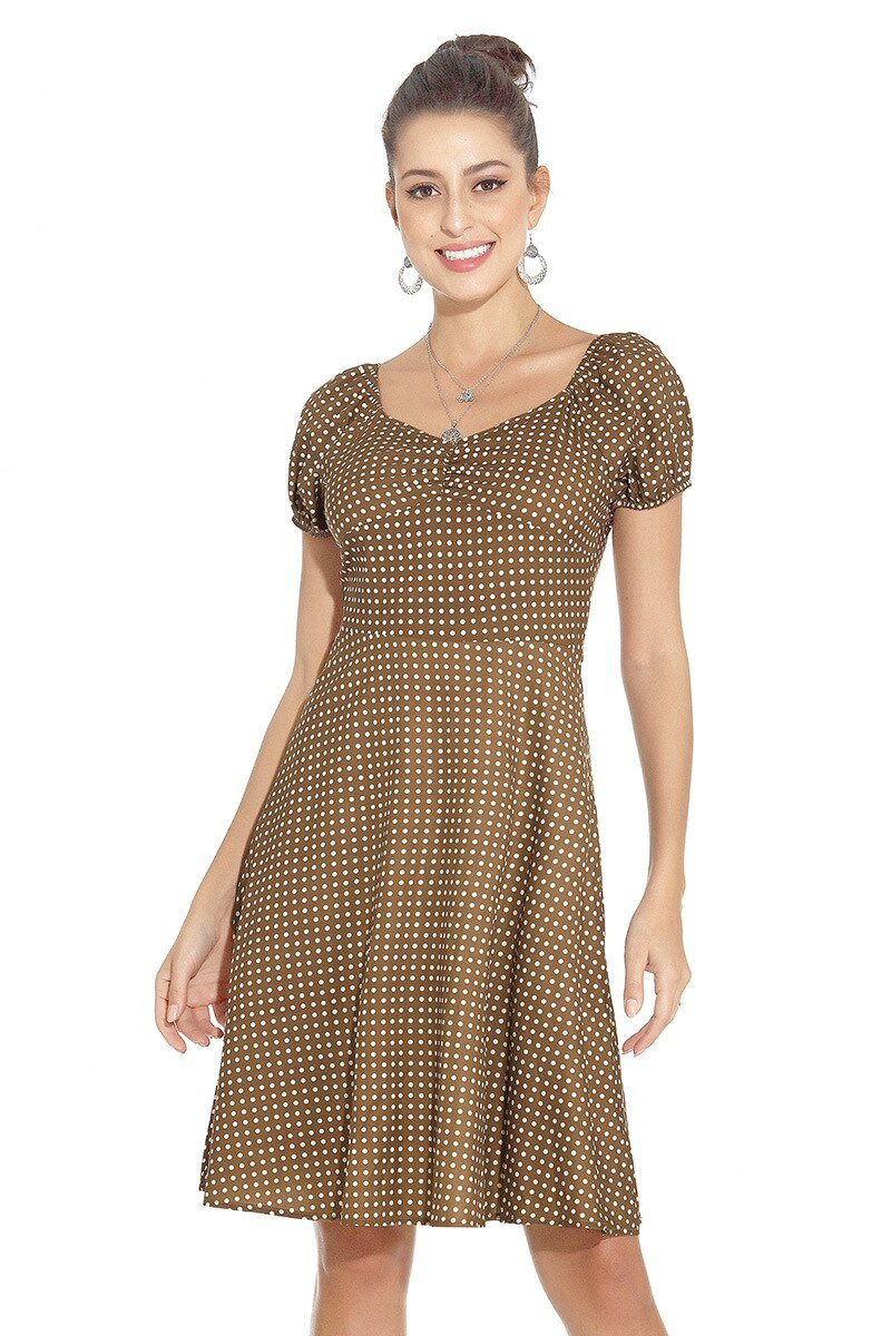 50er-Jahre-Kleid in Frankreich