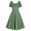 50er Jahre Kleid Grün