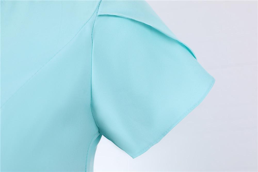 Knöpfe Vintage Kleid Blau