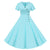 Knöpfe Vintage Kleid Blau