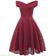 Vintage-Kleid mit roter Stickerei